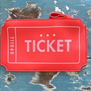 ipsy Red Ticket Cosmetic Bag